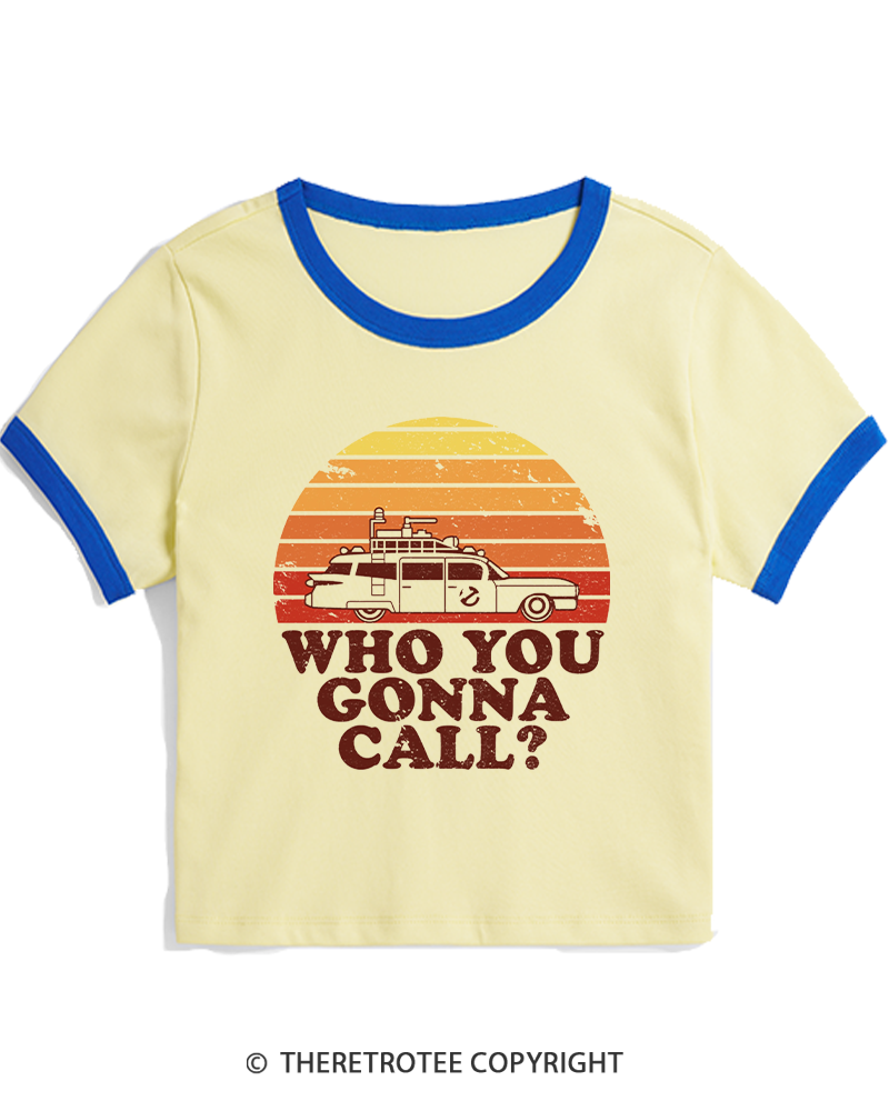 TheRetroTee Sunset 1980s Women's Ringer T-shirt