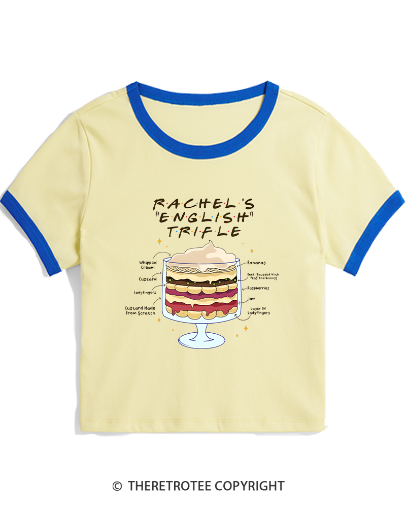 TheRetroTee Trifle 2000s Women's Ringer T-shirt