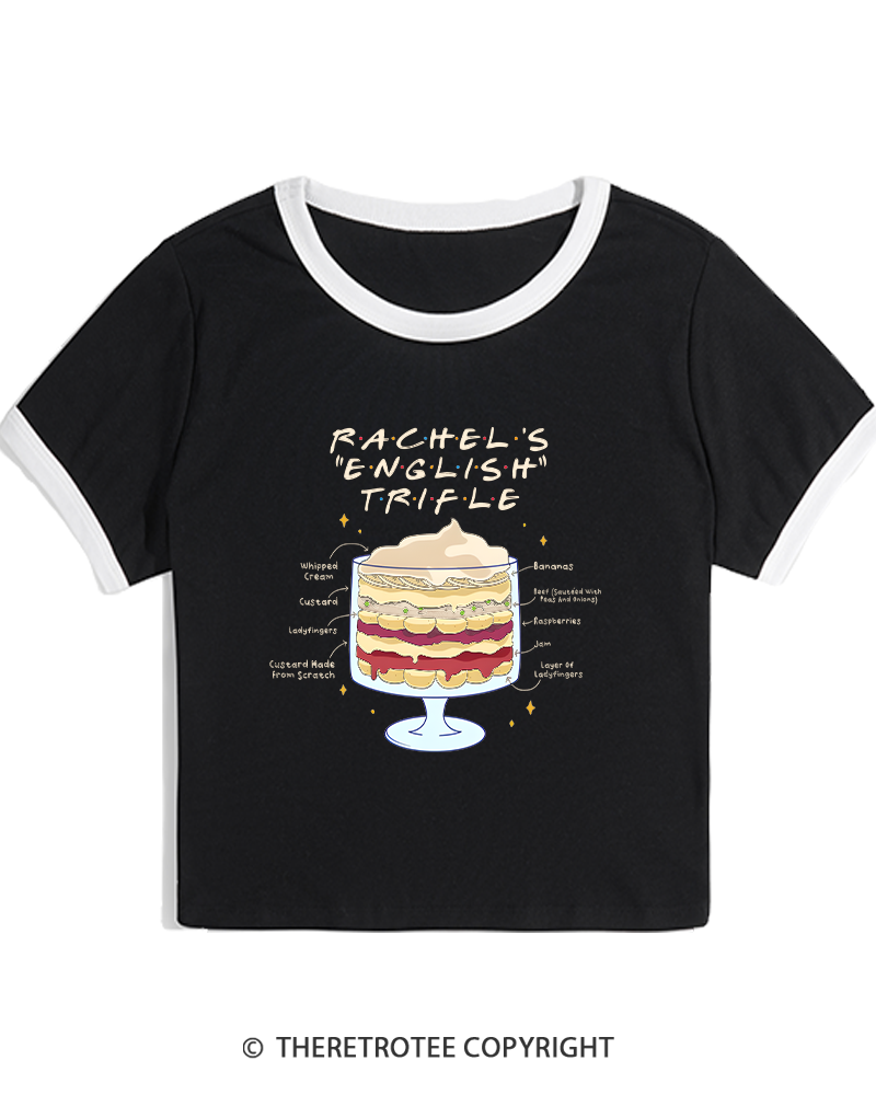 TheRetroTee Trifle 2000s Women's Ringer T-shirt