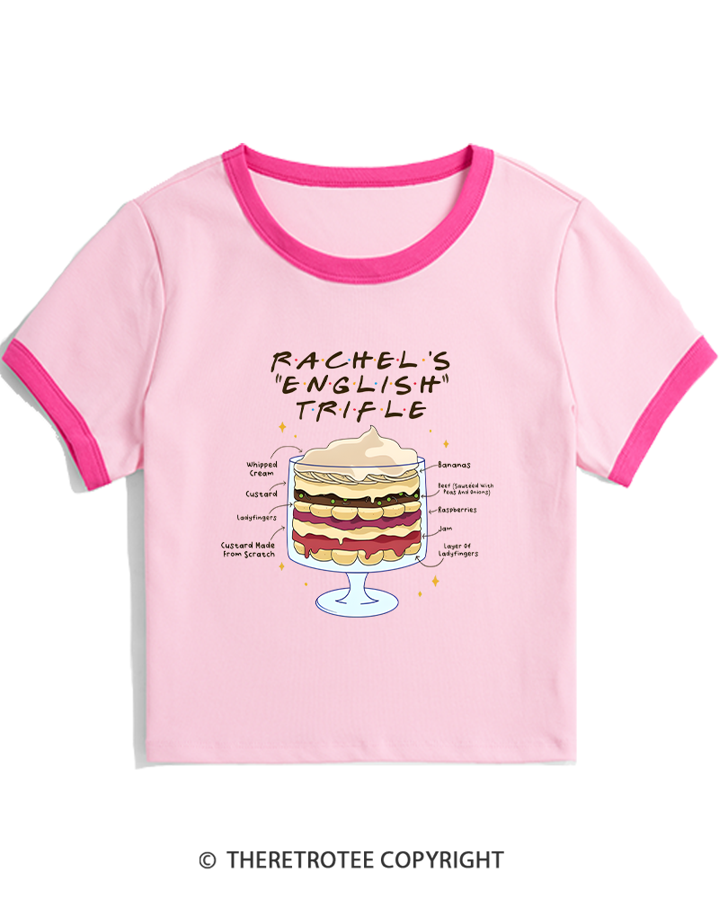 TheRetroTee Trifle 2000s Women's Ringer T-shirt