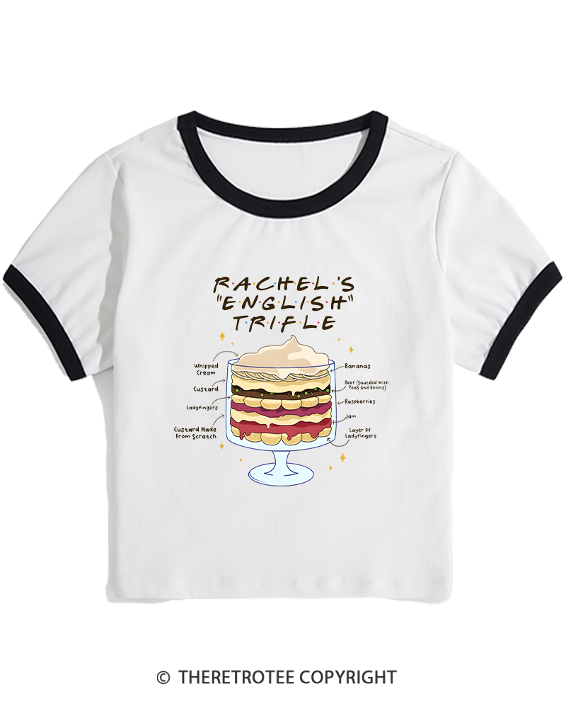 TheRetroTee Trifle 2000s Women's Ringer T-shirt