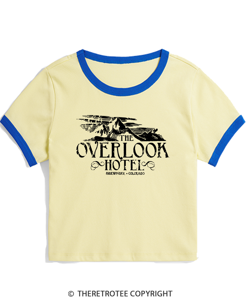 TheRetroTee The Overlook Hotel 1980s Women's Ringer T-shirt