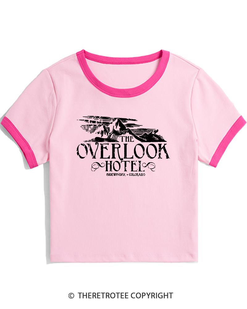 TheRetroTee The Overlook Hotel 1980s Women's Ringer T-shirt