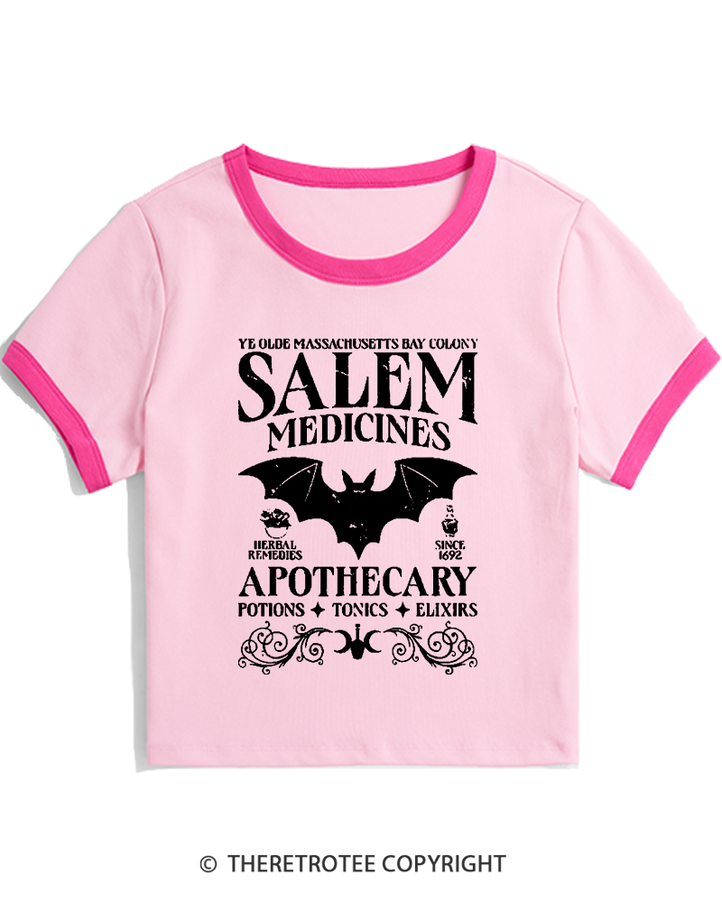 TheRetroTee Apothecary Women's Ringer T-shirt