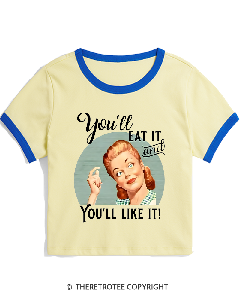 TheRetroTee You'll Like It 1950s Women's Ringer T-shirt