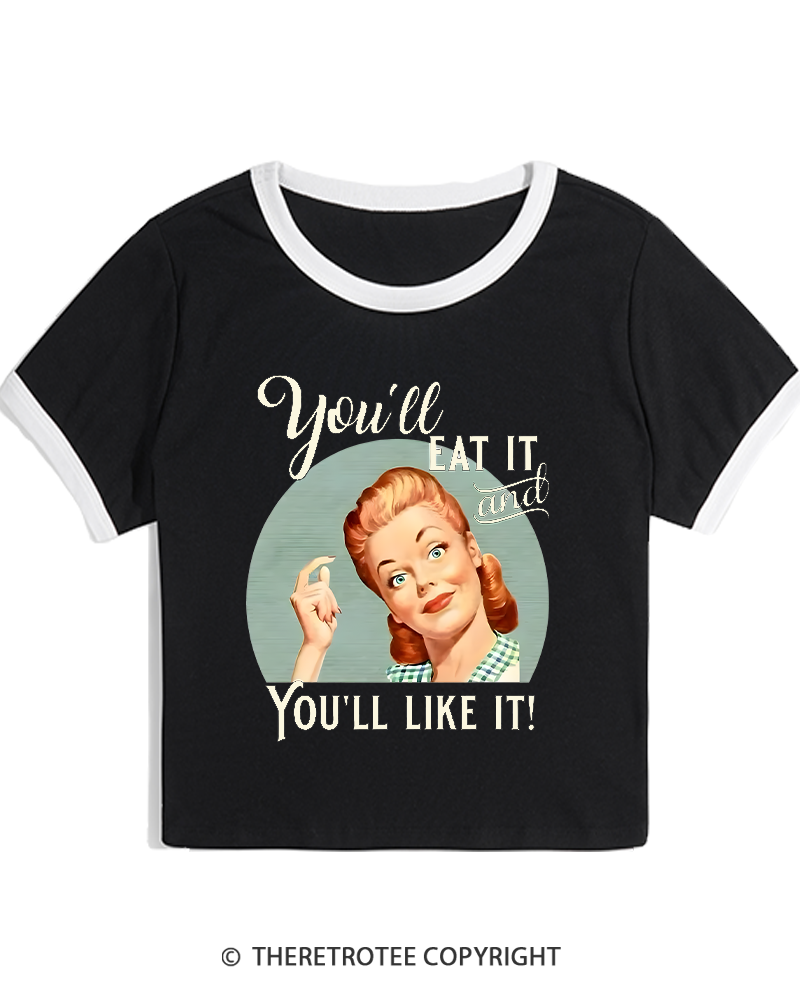 TheRetroTee You'll Like It 1950s Women's Ringer T-shirt