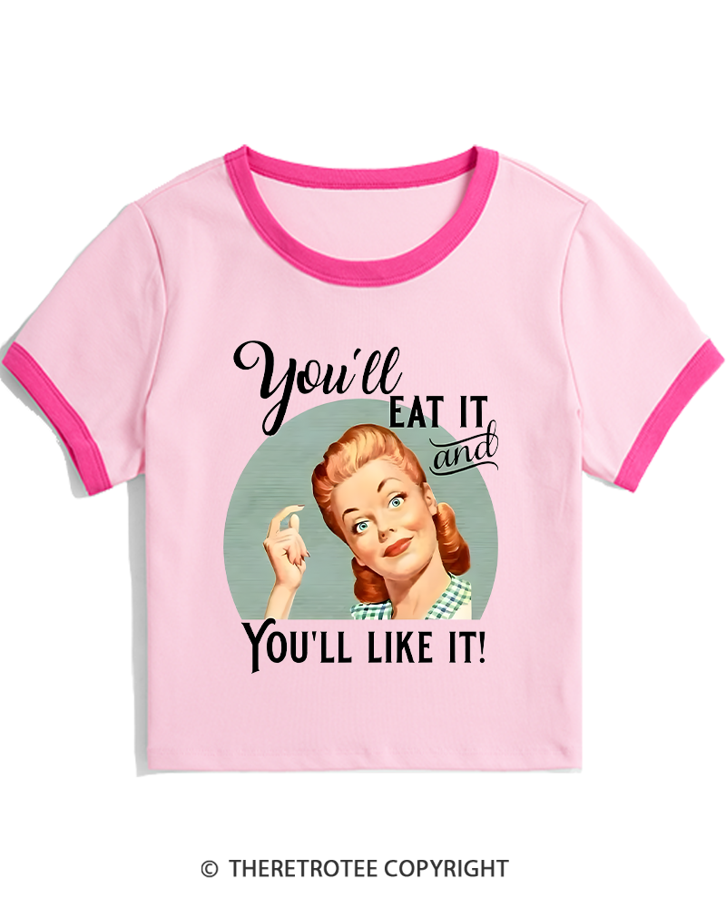 TheRetroTee You'll Like It 1950s Women's Ringer T-shirt