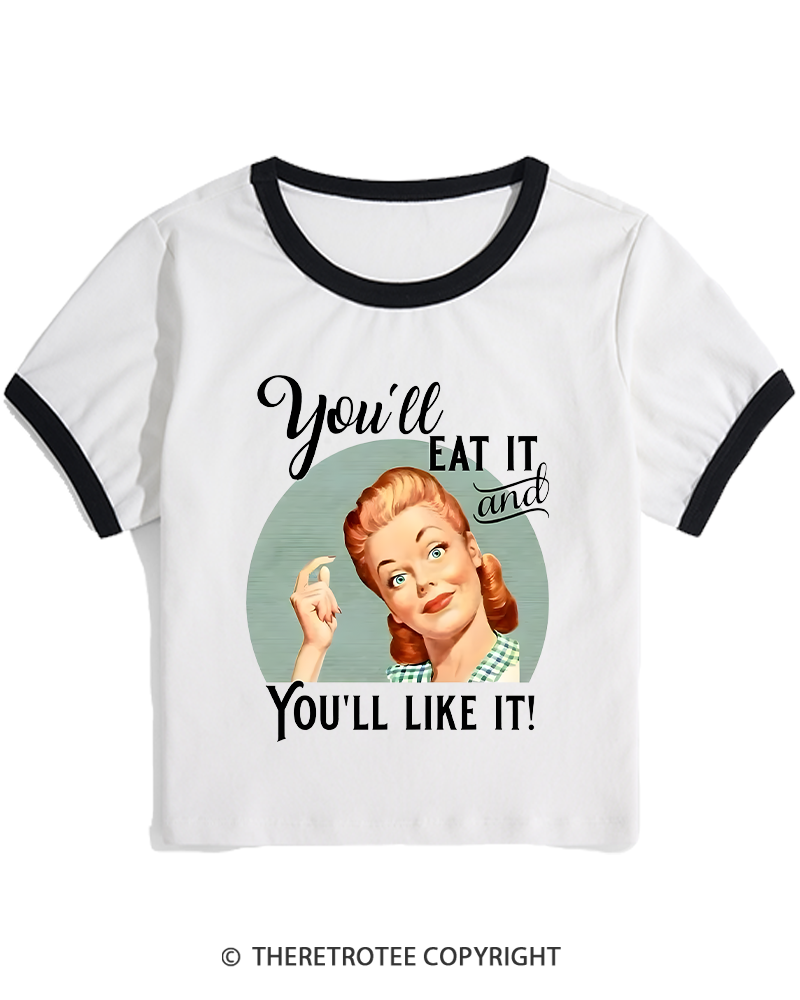 TheRetroTee You'll Like It 1950s Women's Ringer T-shirt
