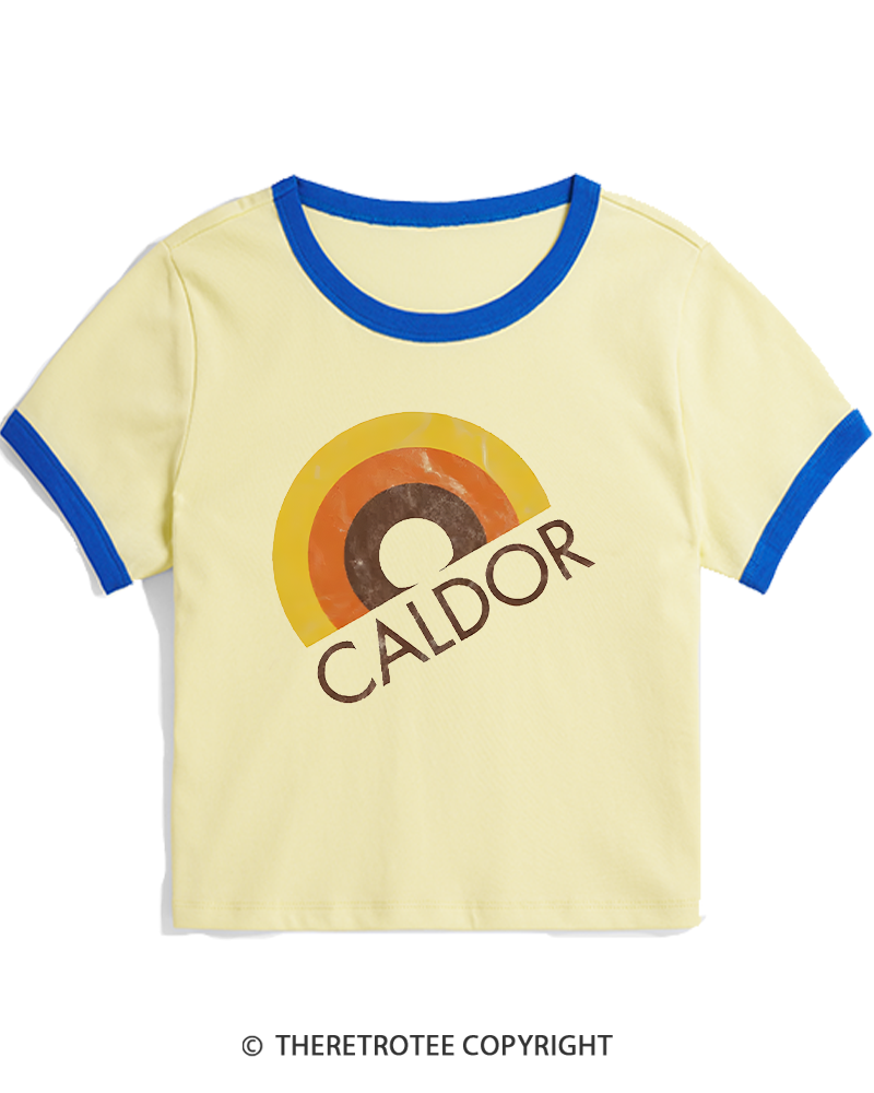TheRetroTee Caldor 1980s Women's Ringer T-shirt