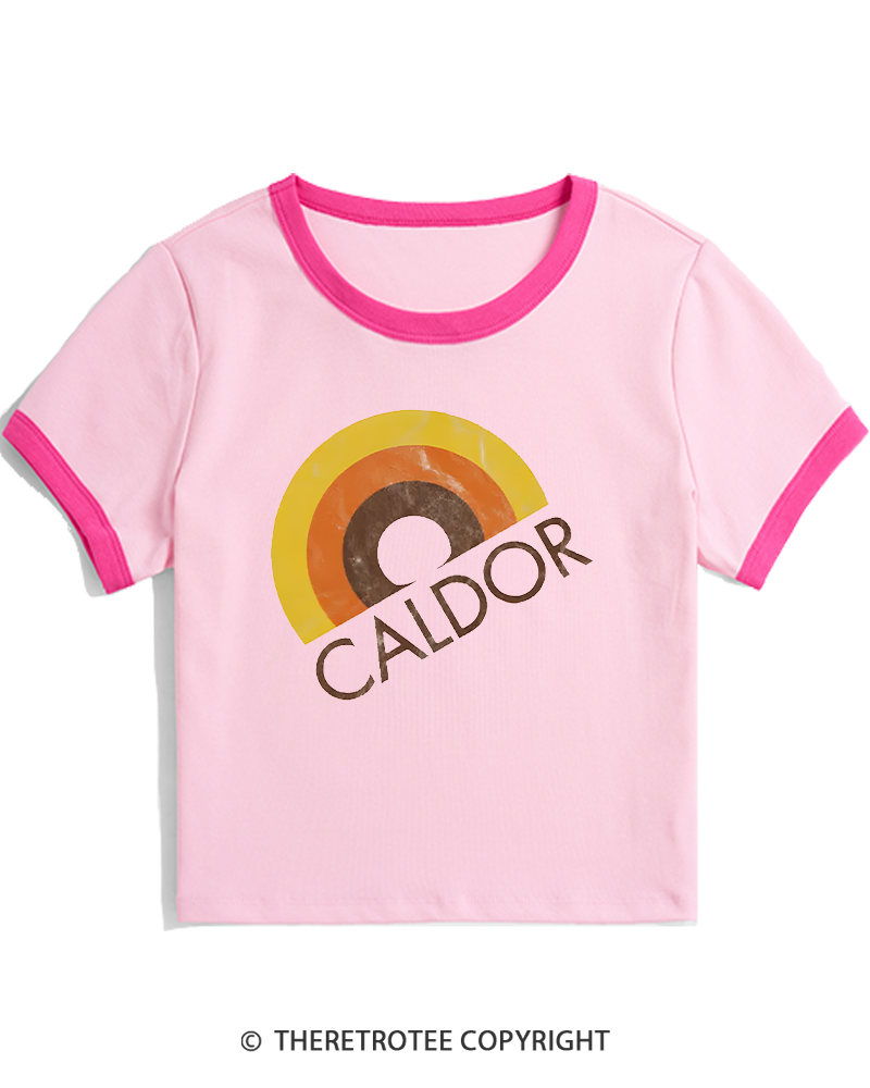 TheRetroTee Caldor 1980s Women's Ringer T-shirt