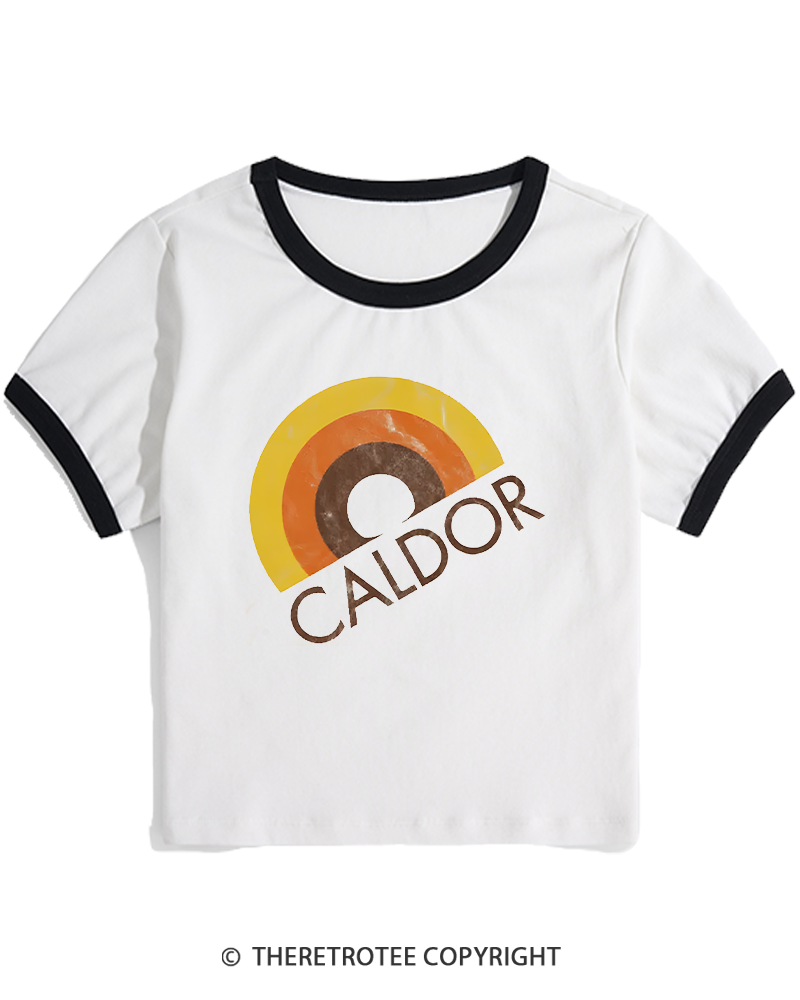 TheRetroTee Caldor 1980s Women's Ringer T-shirt