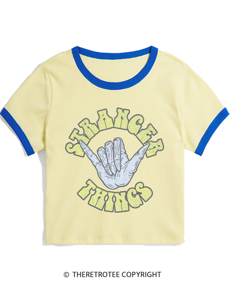 TheRetroTee Rad Things 1980s Women's Ringer T-shirt