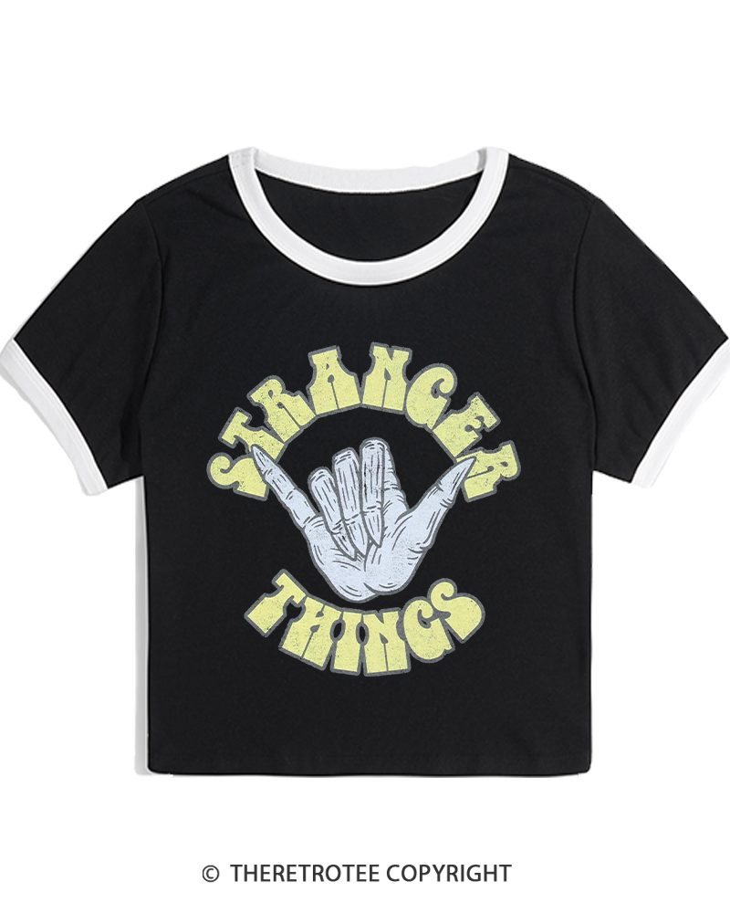 TheRetroTee Rad Things 1980s Women's Ringer T-shirt