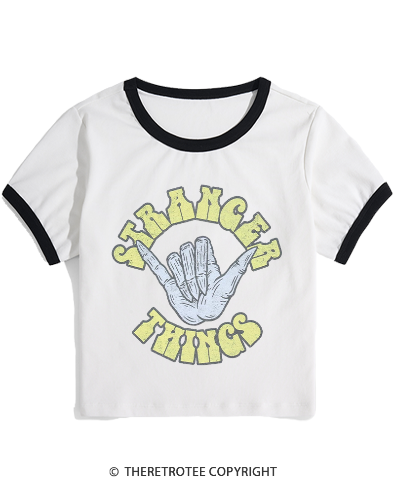 TheRetroTee Rad Things 1980s Women's Ringer T-shirt