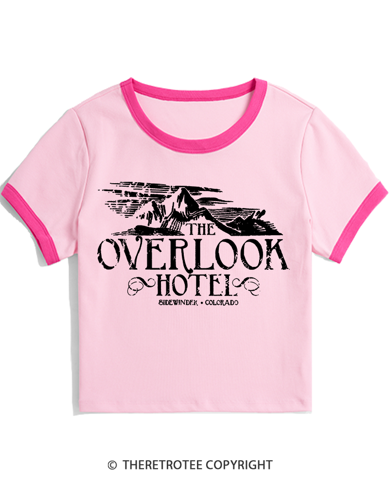 TheRetroTee The Overlook Hotel 1980 Women's Ringer T-shirt