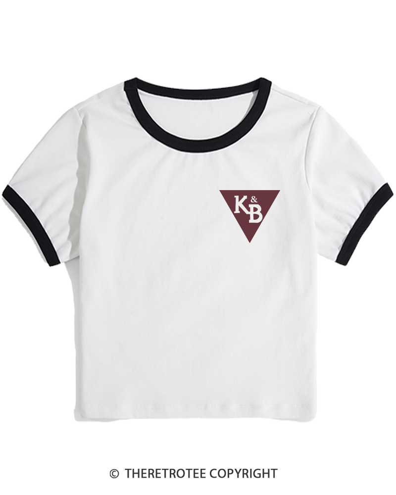 TheRetroTee Kroch's & Brentano's 1970s Women's Ringer T-shirt