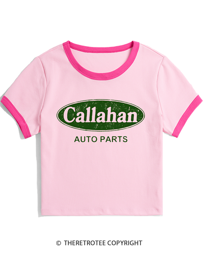 TheRetroTee Auto Parts 1990s Women's Ringer T-shirt