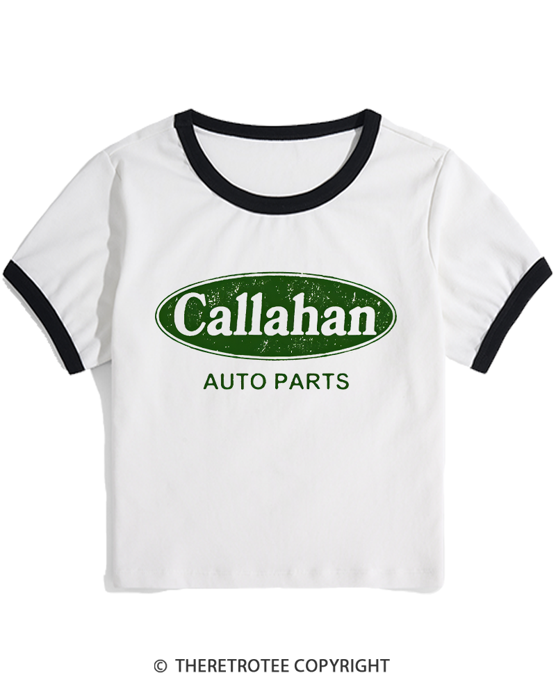 TheRetroTee Auto Parts 1990s Women's Ringer T-shirt