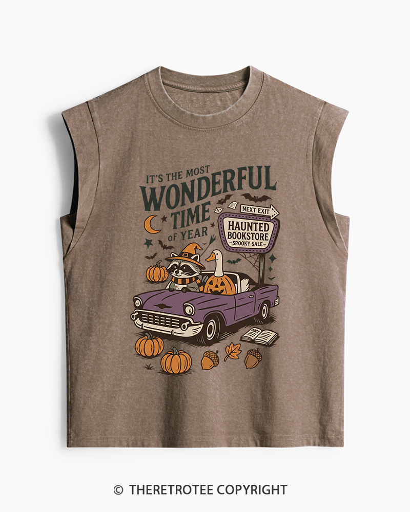 TheRetroTee It's The Most Wonderful Time Of The Year 1960s Washed Tank Top