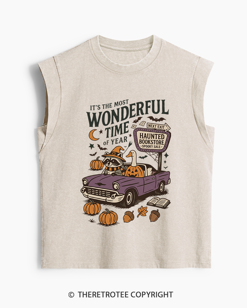 TheRetroTee It's The Most Wonderful Time Of The Year 1960s Washed Tank Top