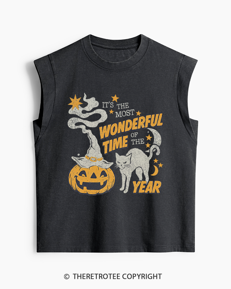 TheRetroTee It's The Most Wonderful Time Of The Year 1970s Washed Tank Top