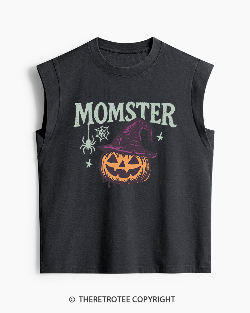TheRetroTee Momster 1980s Washed Tank Top