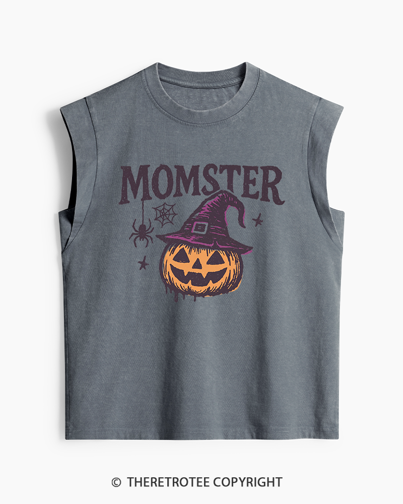 TheRetroTee Momster 1980s Washed Tank Top