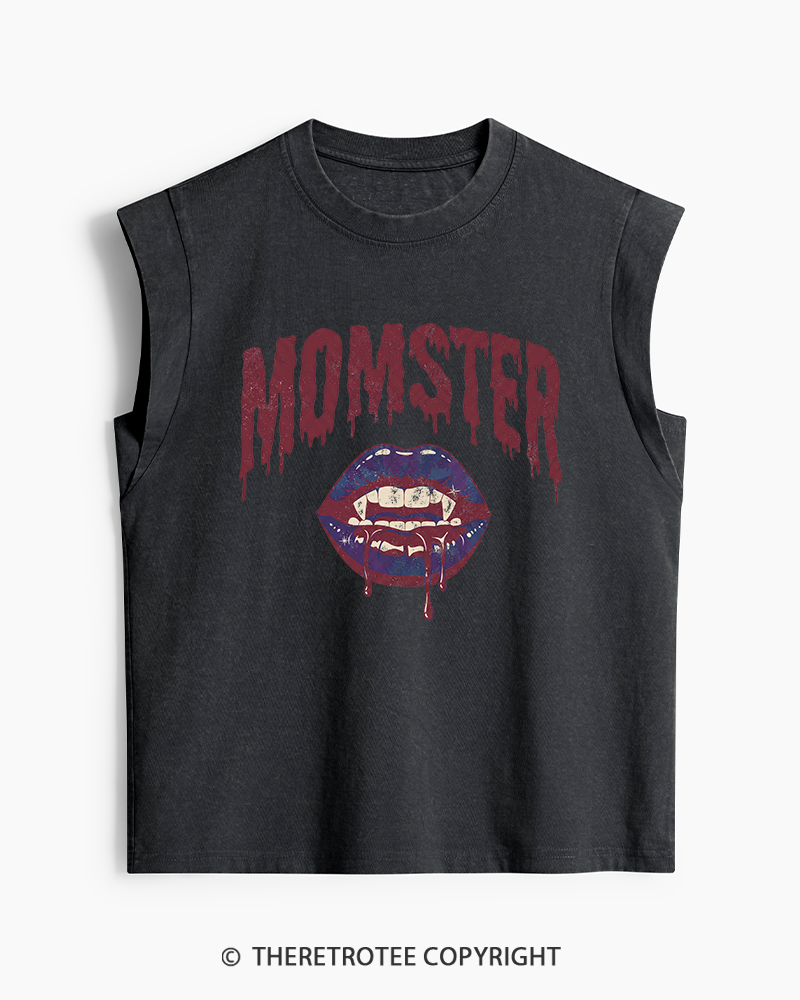 TheRetroTee Momster 1990s Washed Tank Top