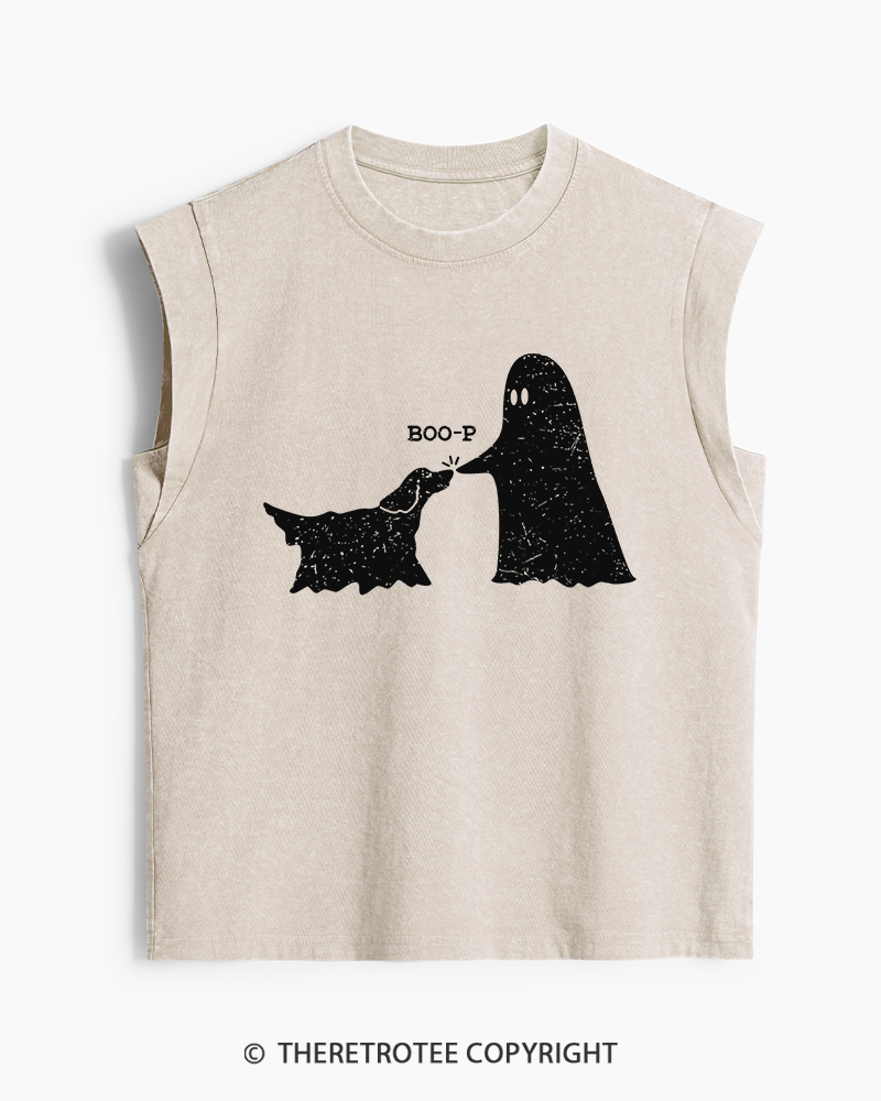 TheRetroTee Boo-P 1990s Washed Tank Top