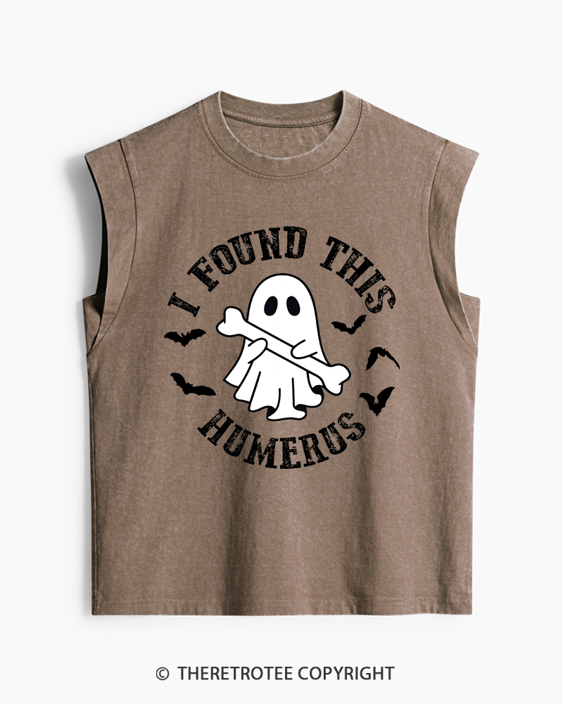 TheRetroTee I Found This Humerus 1990s Washed Tank Top