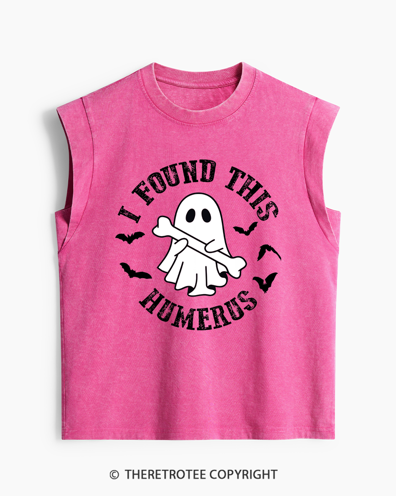 TheRetroTee I Found This Humerus 1990s Washed Tank Top
