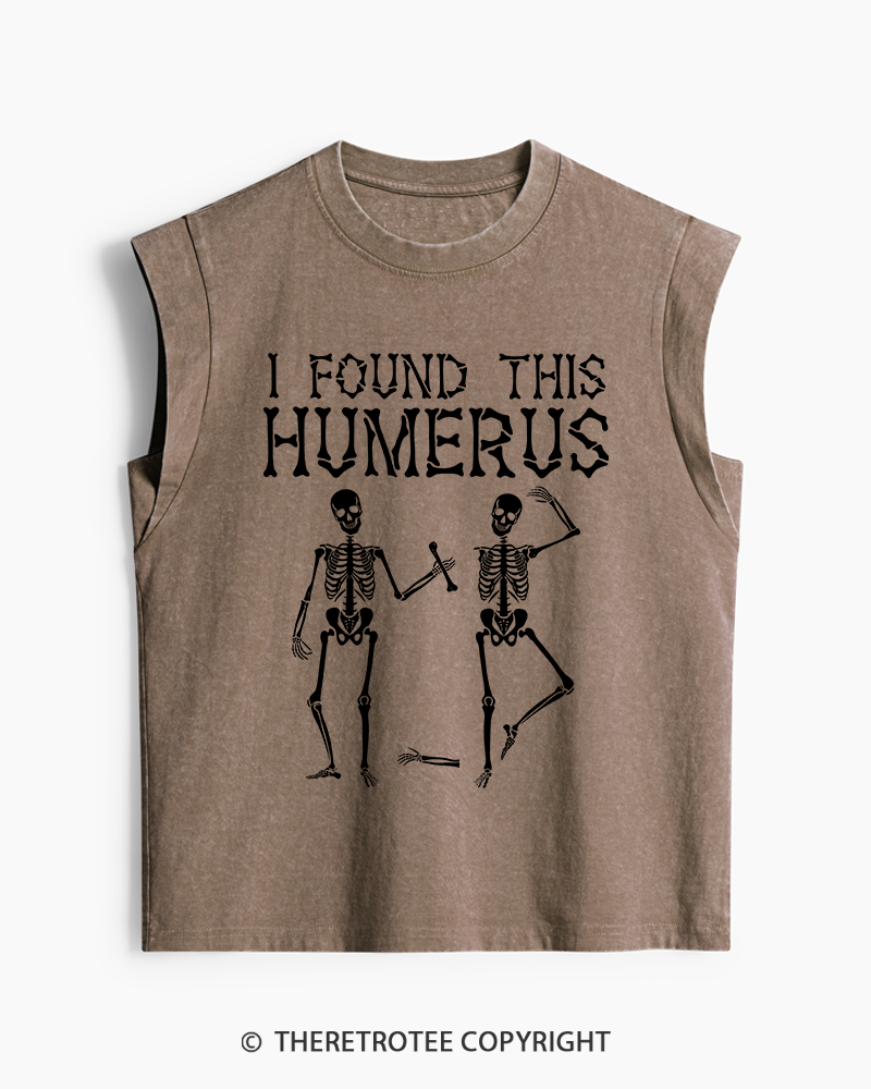 TheRetroTee I Found This Humerus 1980s Washed Tank Top