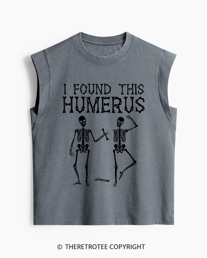 TheRetroTee I Found This Humerus 1980s Washed Tank Top
