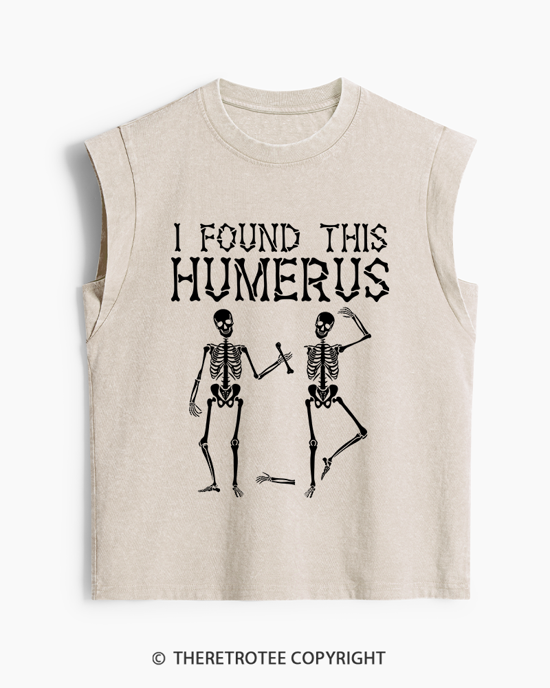 TheRetroTee I Found This Humerus 1980s Washed Tank Top