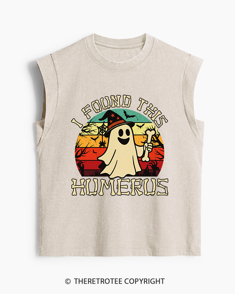 TheRetroTee I Found This Humerus 1970s Washed Tank Top