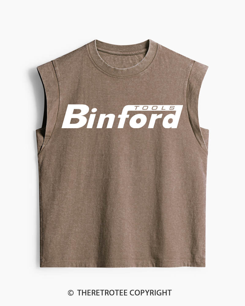 TheRetroTee Brixton Tools 1990s Washed Tank Top