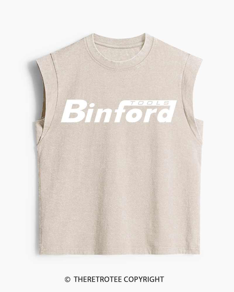 TheRetroTee Brixton Tools 1990s Washed Tank Top