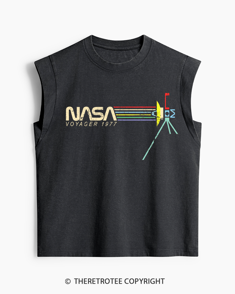 TheRetroTee Voyager '77 Washed Tank Top