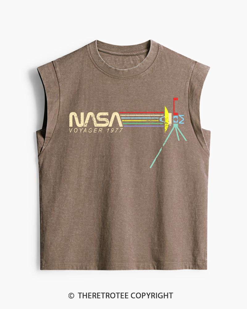 TheRetroTee Voyager '77 Washed Tank Top