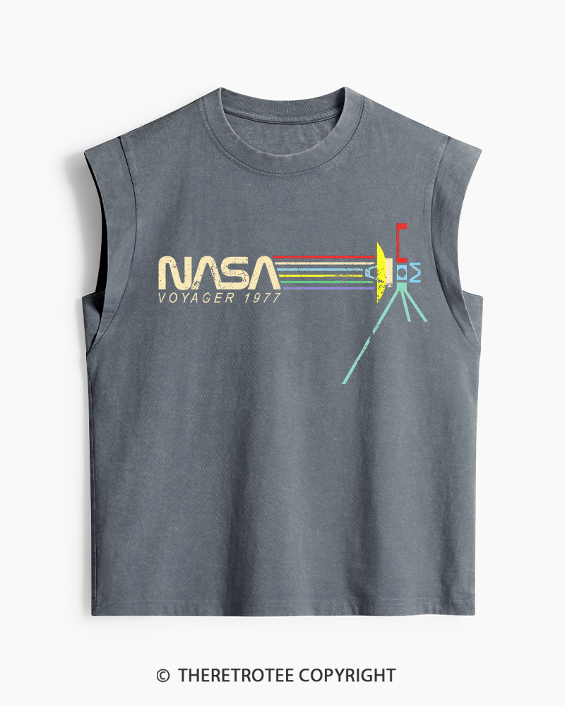 TheRetroTee Voyager '77 Washed Tank Top