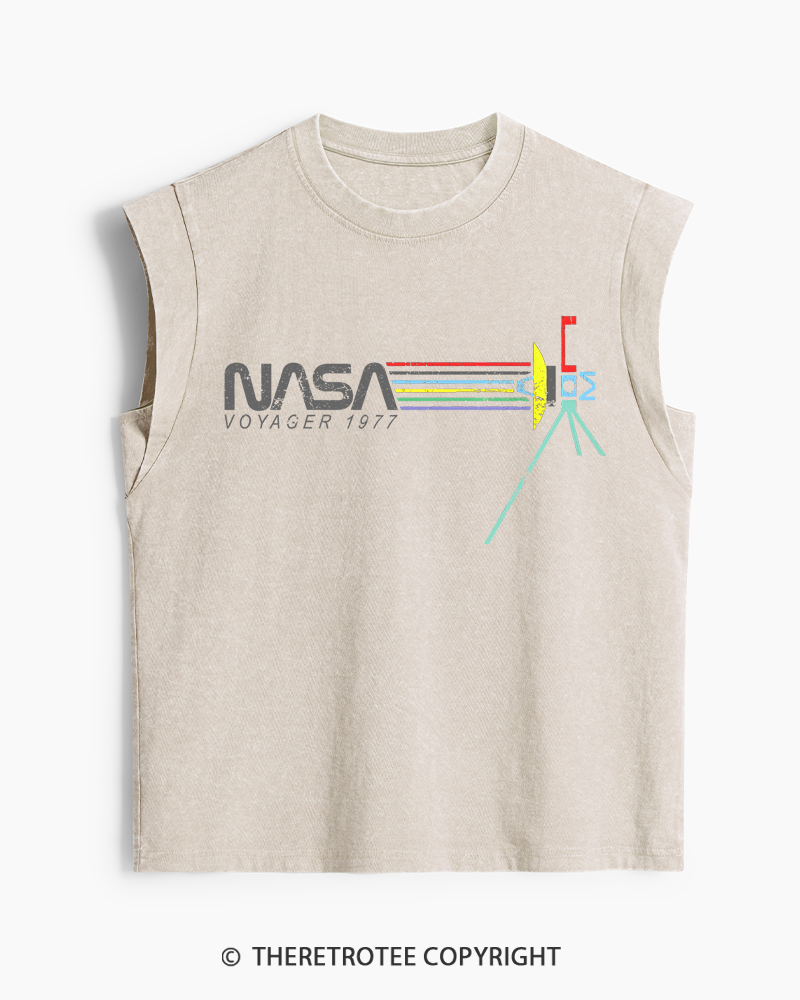 TheRetroTee Voyager '77 Washed Tank Top