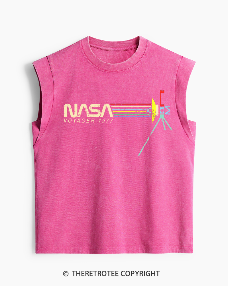 TheRetroTee Voyager '77 Washed Tank Top