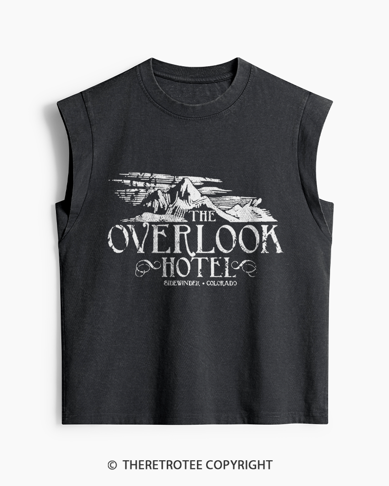 TheRetroTee The Overlook Hotel 1980s Washed Tank Top