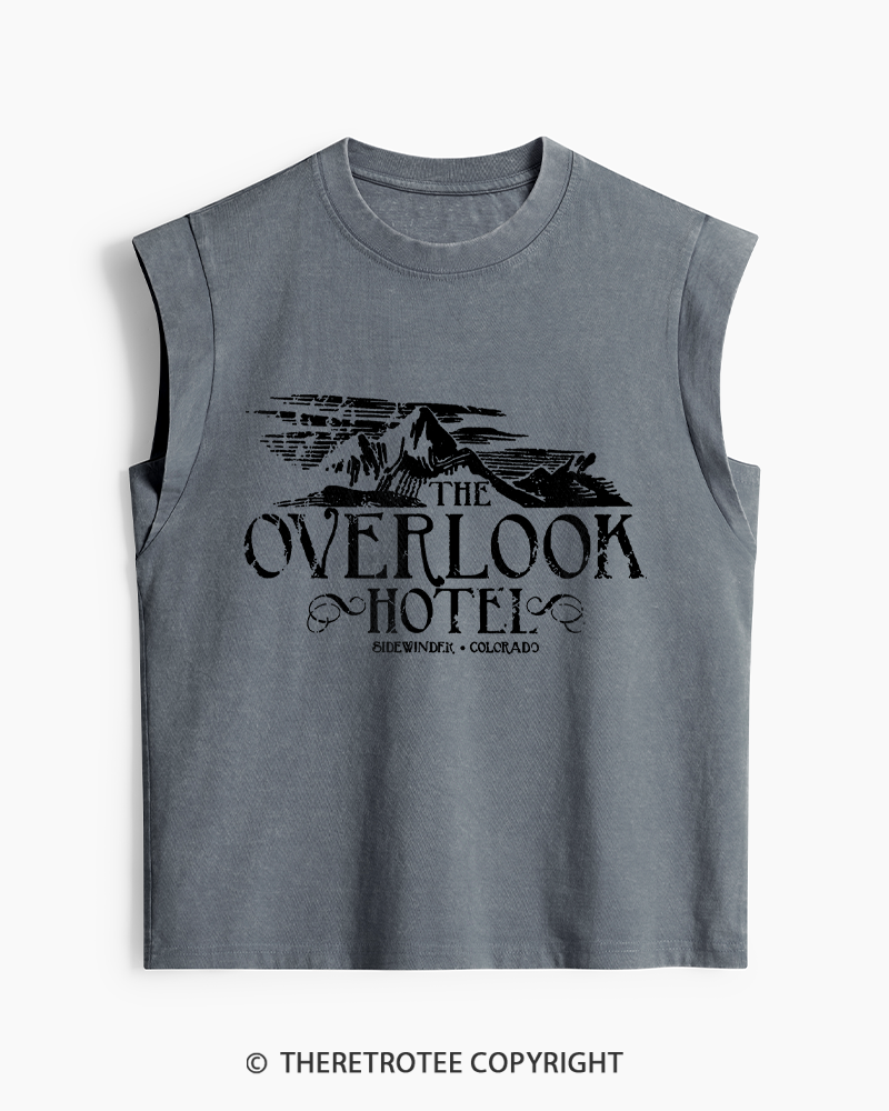TheRetroTee The Overlook Hotel 1980s Washed Tank Top
