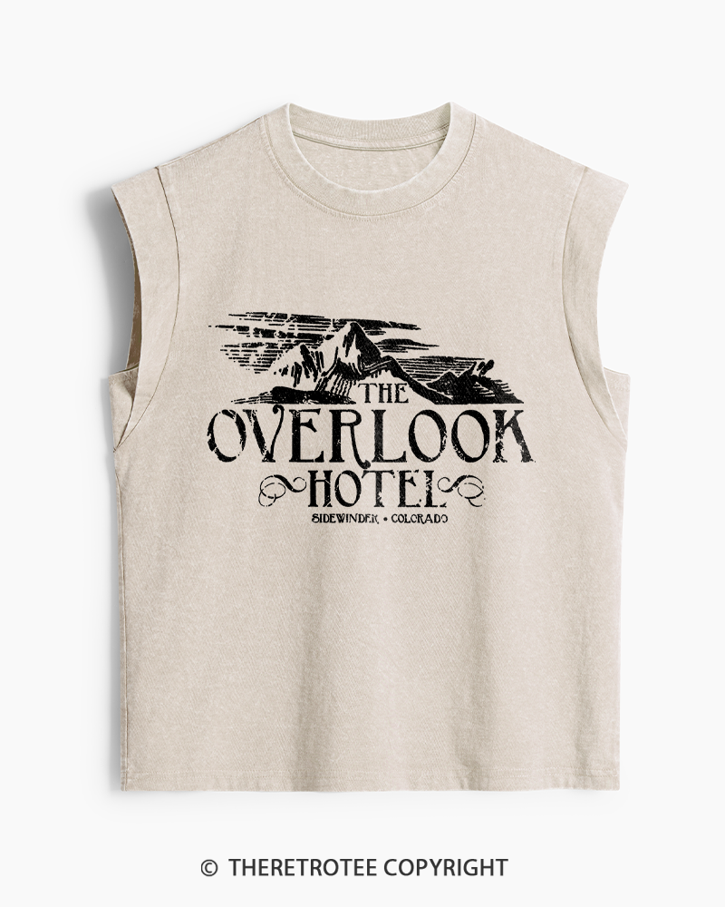 TheRetroTee The Overlook Hotel 1980s Washed Tank Top