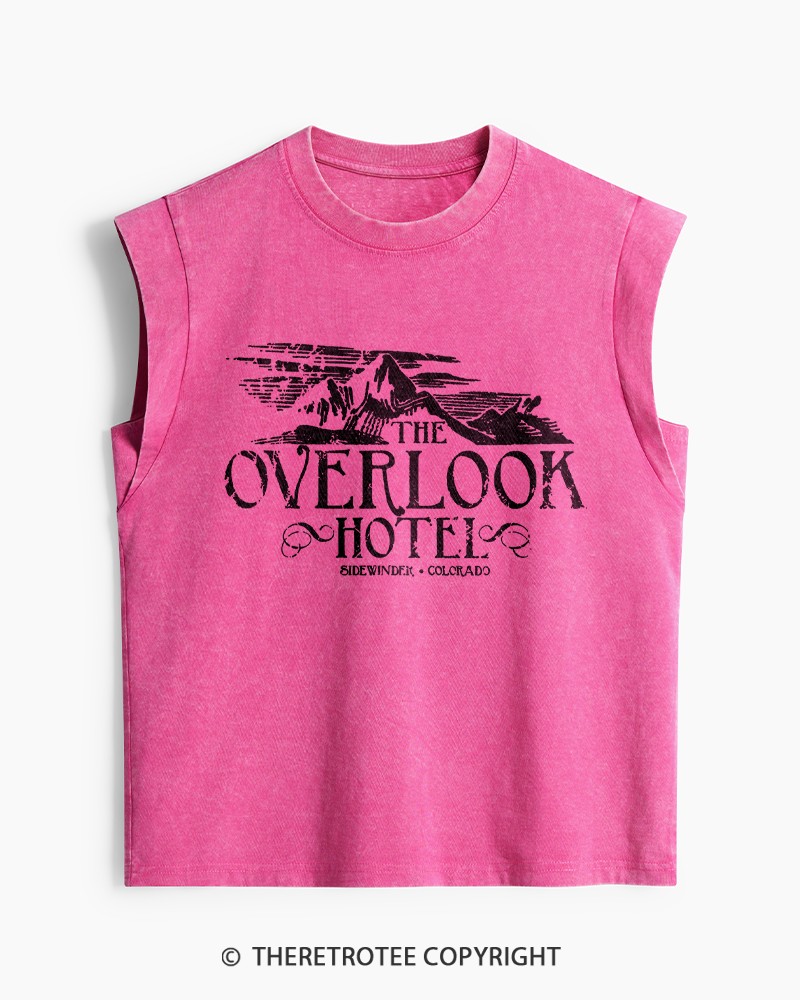 TheRetroTee The Overlook Hotel 1980s Washed Tank Top