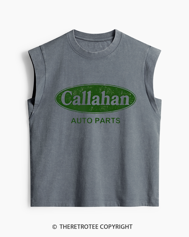 TheRetroTee Auto Parts 1990s Washed Tank Top