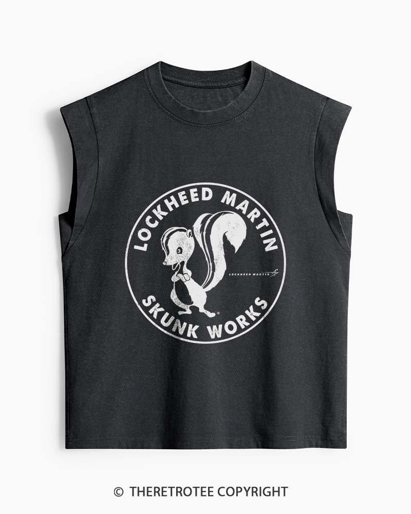 TheRetroTee Iron Skunk Industries 1940s Washed Tank Top