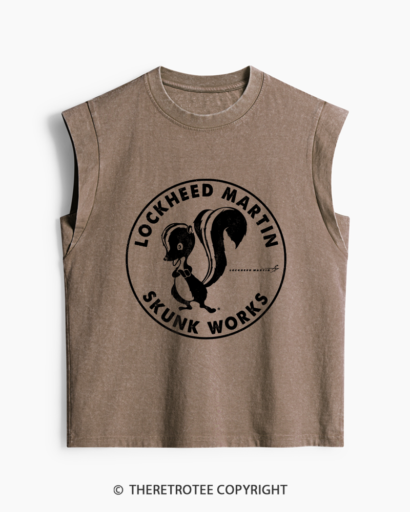 TheRetroTee Iron Skunk Industries 1940s Washed Tank Top