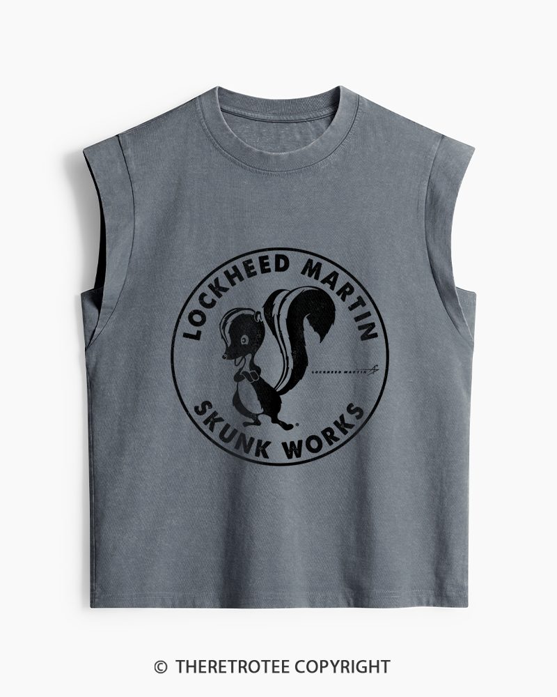 TheRetroTee Iron Skunk Industries 1940s Washed Tank Top